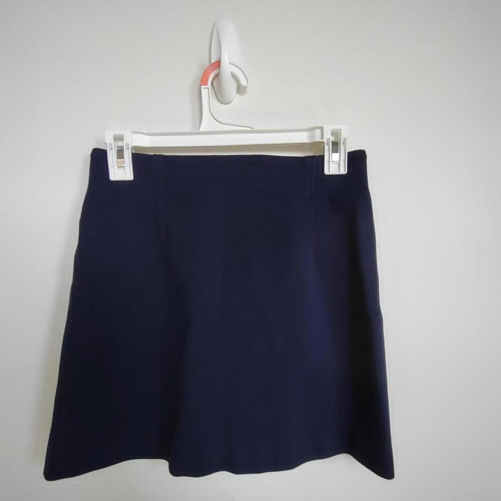 cos navy mini skirt